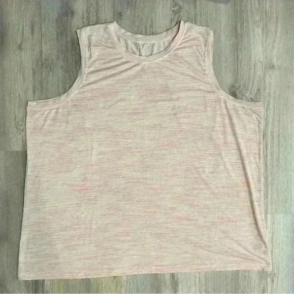 Athleta women’s Vital Textured Tank peach Heathered size 3X - Picture 1 of 8